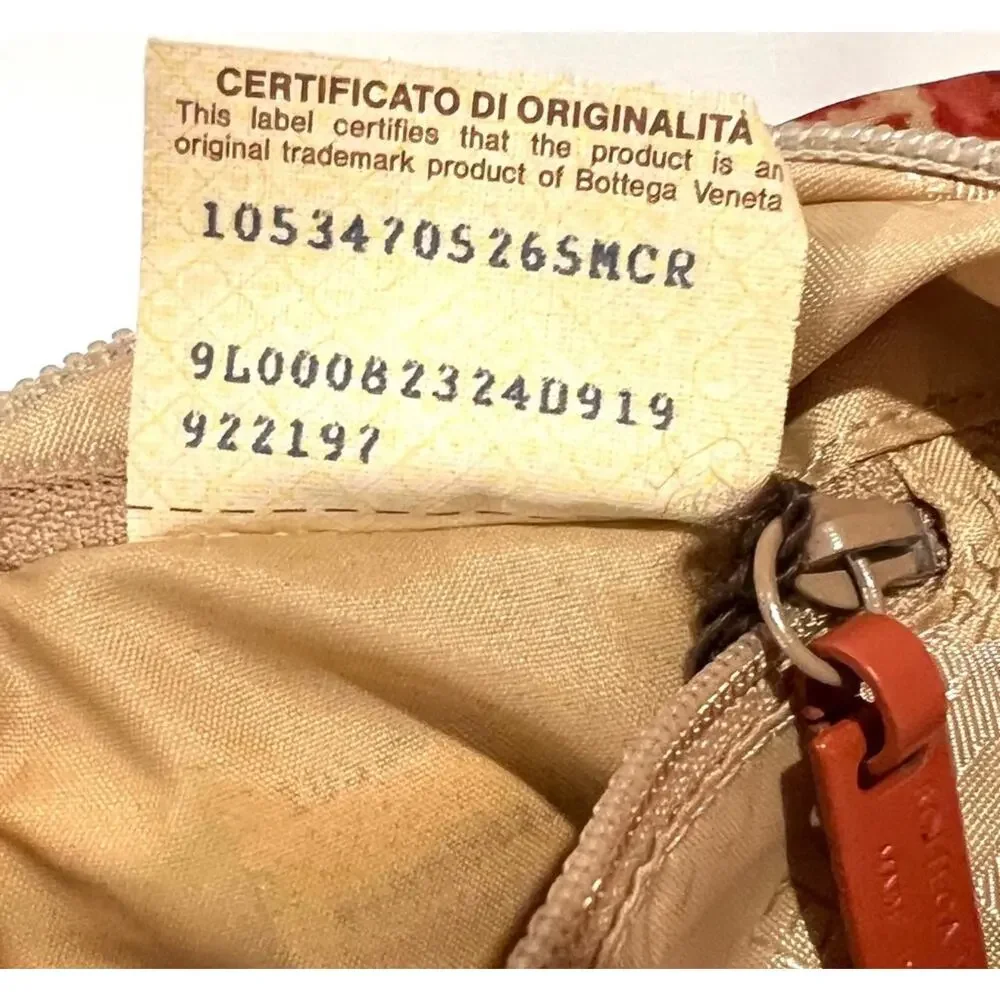 Bottega Veneta Mini Leopard Red Beige Hobo Shoulder Bag - Picture 7 of 11